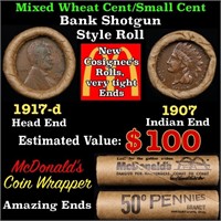 Small Cent Mixed Roll Orig Brandt McDonalds Wrappe