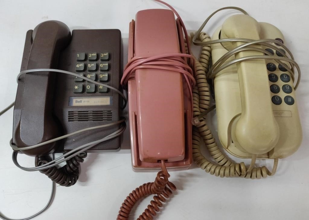 3 TOUCH TONE PHONES