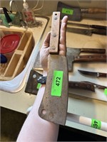 LARGE VINTAGE MEAT CLEAVER