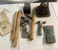 VINTAGE CAMP TOASTER HAMMERS HATCHET IN PIECES