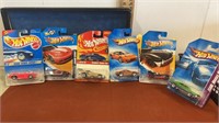 6 New Hot wheels on card