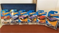 6 New Hot wheels on card