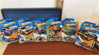 6 New Hot wheels On card