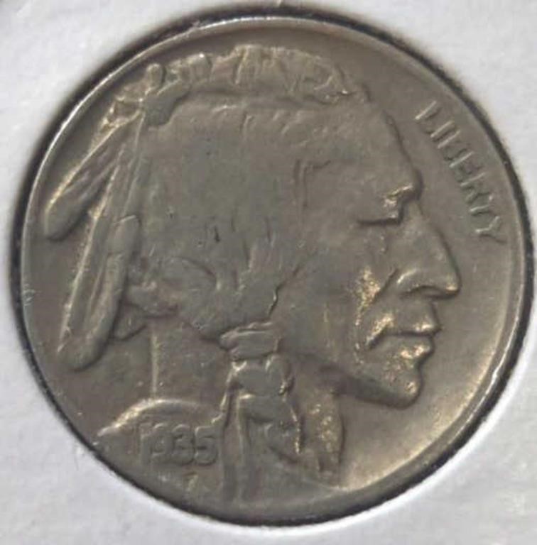 1935 Buffalo nickel