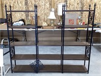 Metal shelving unit-72.5 x 11.75 x 63:25