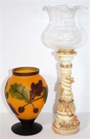 Pair of Decorative Items including Candle