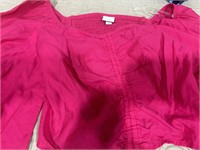 womens medium pink blouse