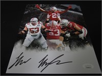 LUKE WYPLER SIGNED 8X10 PHOTO BUCKEYES JSA