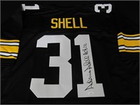 STEELERS DONNIE SHELL SIGNED JERSEY JSA COA