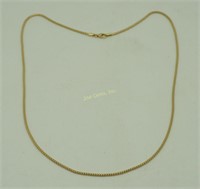 18kt Gold 19" Round Chain Necklace
