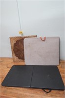 2 Folding Tables & Vtg Card Table