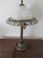 FROSTED GLASS TABLE LAMP