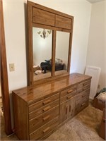 Triple Dresser with Mirror Looks NEW
Measure
