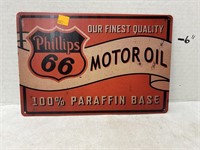 Motor Oil Metal Sign