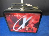 X FILES METAL LUNCH BOX W/ THERMOS