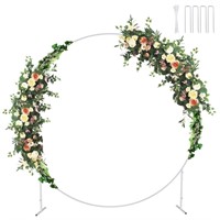 Fogein 7.3ft Round Backdrop Stand, Stable Circle B