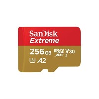 SanDisk 256GB Extreme microSDXC UHS-I Memory Card