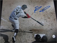 Eloy Jimenez Signed 8x10 Photo COA Pros