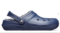 Crocs Classic Lined Clog; Navy / Charcoal, M12