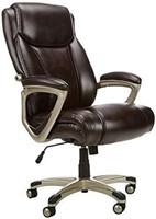 Big & Tall Executive Office Chair - Brown / Pewter