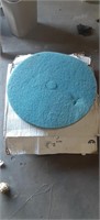 Five 27-in buffing pads