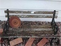 Weathered Kids size Bench & Yard Decor - see pics