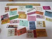 CONCERT TICKET STICKERS