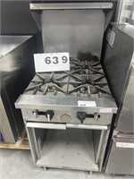 Sun-Fire 4 Burner Natural Gas Stove X24-4S