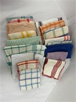 Assortment of Tea Towels Sizes Vary