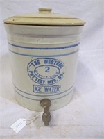 Ice Water Crock  The Western Pottery Mfg Co.