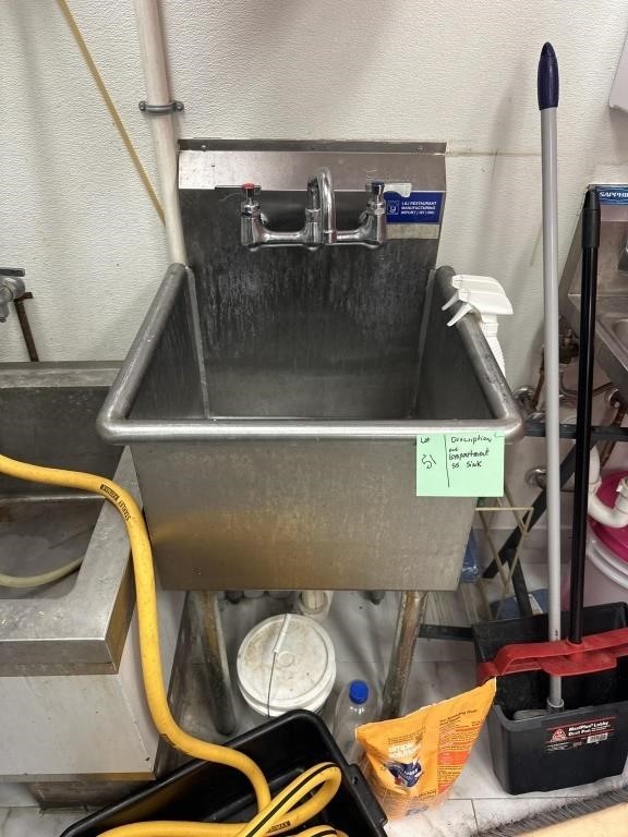 ONE COMPARTMENT SS SINK