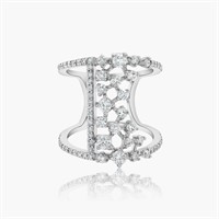 14K WHITE GOLD 1.13CT DIAMOND RING