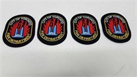 4 CITY OF TORONTO FIRE DEPARTMENT PATCHES