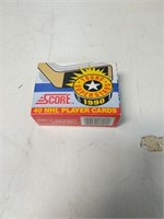 1990 SCORE SUPERSTARS BOXED HOCKEY CARD SET