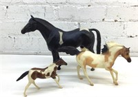3 Vintage Breyer Horses 7-12"