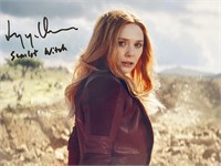 Marvel Scarlet Witch Elizabeth Olsen signed movie