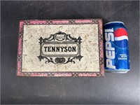 TENNYSON 5 CENT TIN CIGAR STORE BOX