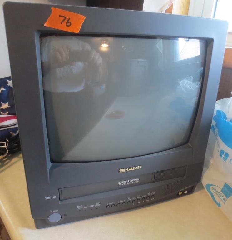 2002 Sharp TV with built in VCR player