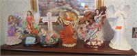 6 Angel decorative items
