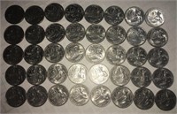 (40) 1976 Bicentennial Quarters