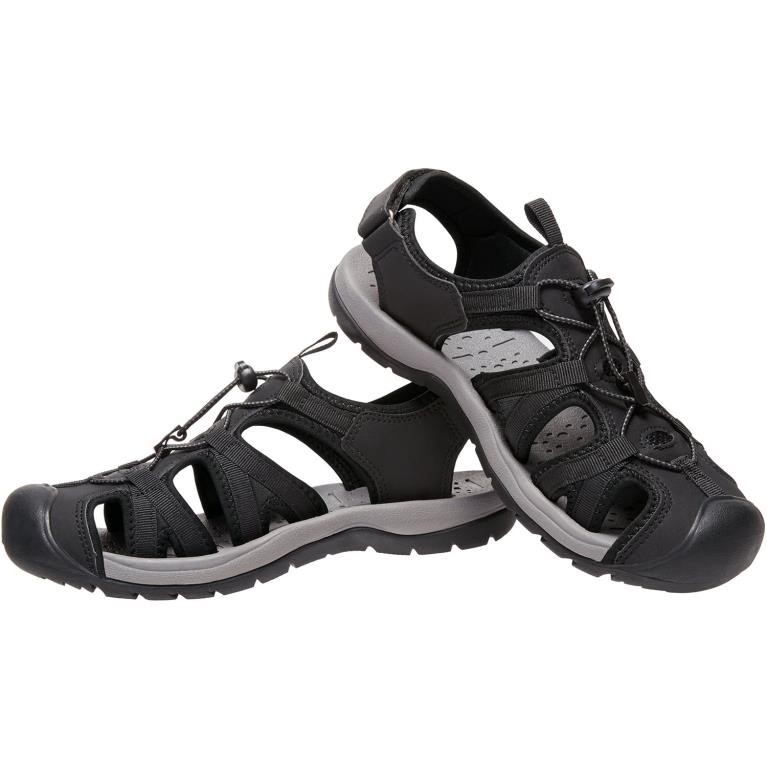 WF3189  OutPro Mens Hiking Sandals Black