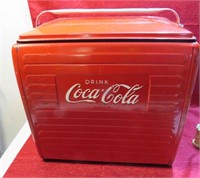 Vintage Coca-Cola Cooler w Tray Great Condition