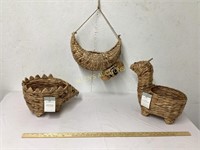 3 HUNTINGTON HOME BASKETS