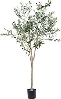Hobyhoon Artificial Olive Tree 6FT Tall Faux Silk