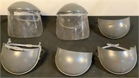 (6) Honeywell Face Shields & Caps Fibre-Metal