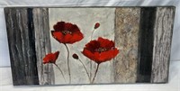 Canvas Print of Poppies