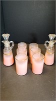 Blendo Pink Decanters & Glasses