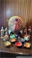 Fitz & Floyd Thanksgiving Tureen & Table Decor