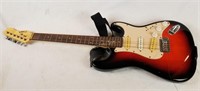 Ion Sunburst Stratocaster Electric Guitar W/ Case