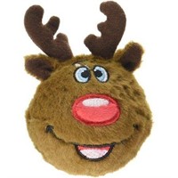 Fabdog Reindeer Faball Squeaky Dog Toy  Small